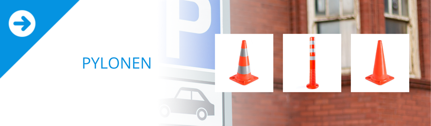 🚗 Sicherer Parkplatz mit Technikplaza-Pylonen – Ideal für Parkplätze & Garagen 