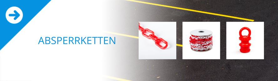 Absperrketten von Technikplaza – Flexible Sicherheit für Parkplatz & Industrie 