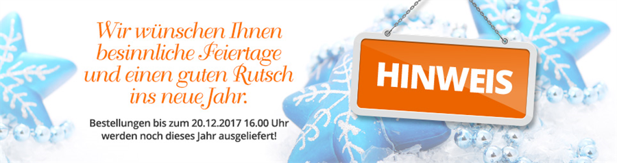 Abwesenheit über die Feiertage und Neujahr