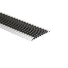 Treppenkantenprofil Aluminium Schwarz - Kantenschutz 150cm X 45mm