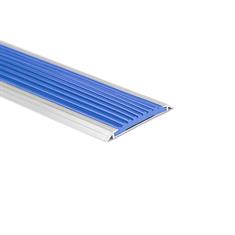 Aluminium Übergangsprofil blau LxBxH=1500x42x3,8mm