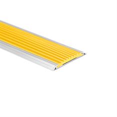 Aluminium Übergangsprofil gelb LxBxH=1500x42x3,8mm