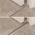 Aluminium Übergangsprofil grau LxBxH=1500x42x3,8mm