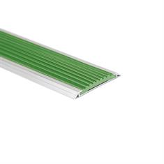 Aluminium Übergangsprofil grün LxBxH=1500x42x3,8mm