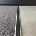 Aluminium Übergangsprofil schwarz LxBxH=1500x42x3,8mm