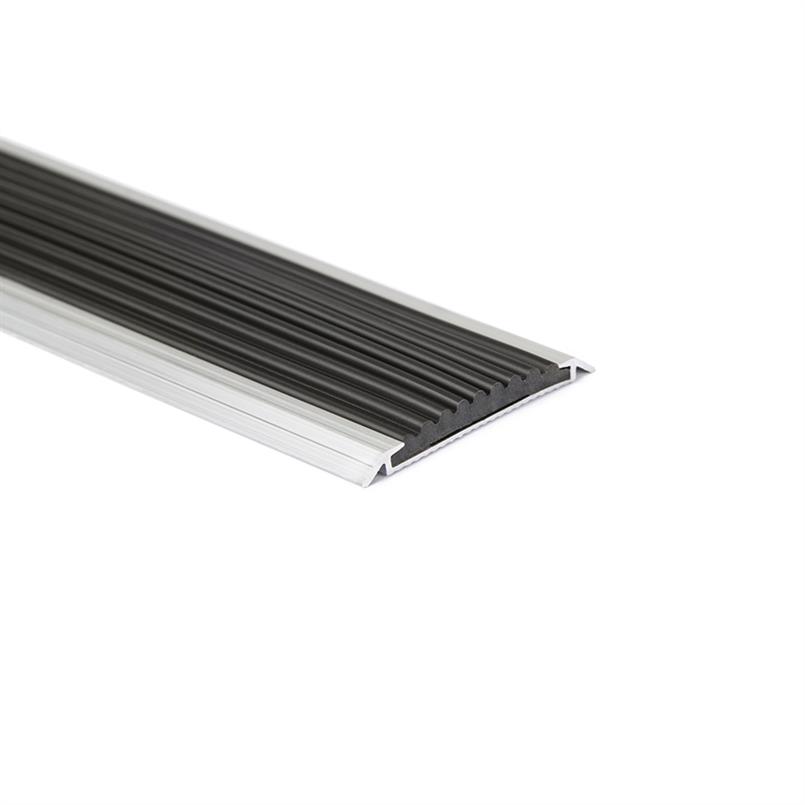 Aluminium Übergangsprofil schwarz LxBxH=1500x42x3,8mm