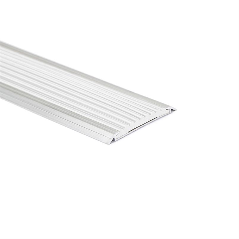 Aluminium Übergangsprofil weiß LxBxH=1500x42x3,8mm