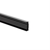 Anschlussprofil Stirnseite 10-10,8 mm schwarz (L=3m)
