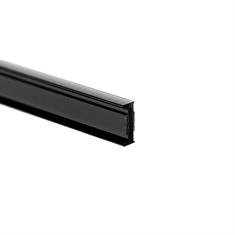 Anschlussprofil Stirnseite 10-10,8 mm schwarz (L=3m)