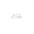 Anschlussprofil Stirnseite 10-10,8 mm transparent (L=3m)