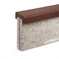 Bordsteinkappe rot 60mm (LxBxH=100x10x4,2cm)