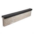 Bordsteinkappe schwarz 60mm (LxBxH=100x10x4,2cm)