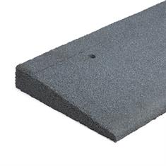 Bordsteinrampe Gummi grau 100x25x4,5cm