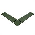 Bordsteinrampe Gummi grün 100x25x4,5cm