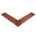 Bordsteinrampe Gummi rot 100x25x4,5cm