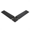 Bordsteinrampe Gummi schwarz 100x25x4,5cm