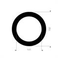 DN125 Flachdichtung EPDM/SBR 192x141x3mm