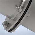 DN20 Flachdichtung Viton 105x75x29mm 4x14mm
