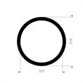 DN300 Flachdichtung CR/SBR 378x325x3mm