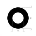 DN32 Garlock Flanschdichtung 82x43x2mm