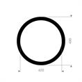 DN400 Flachdichtung CR/SBR 490x420x3mm