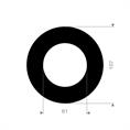 DN50 Flachdichtung SBR 107x61x3mm