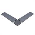 Eckelement Bordsteinrampe grau 25x25x4,5cm