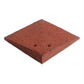 Eckelement Bordsteinrampe rot 25x25x4,5cm