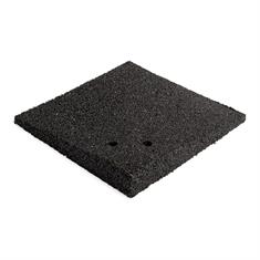 Eckelement Bordsteinrampe schwarz 25x25x4,5cm