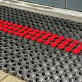 Einsatzbürsten für Ringmatte rot (10 Stück)