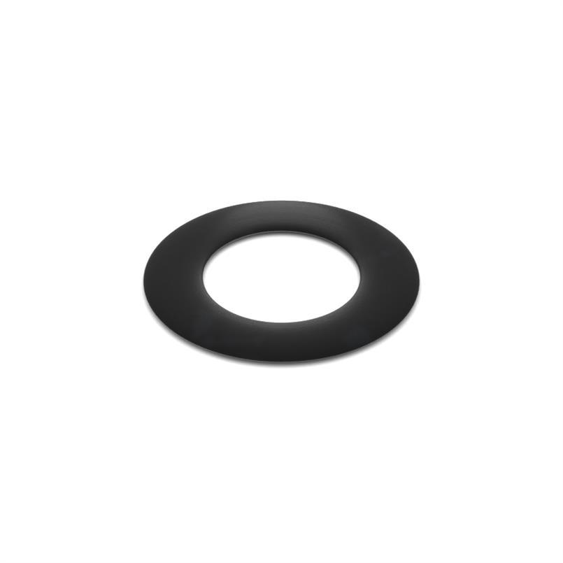 EPDM Gummi-Stahl Flachdichtung 107x61x4mm DN50