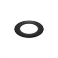 EPDM Gummi-Stahl Flachdichtung 127x77x4mm DN65