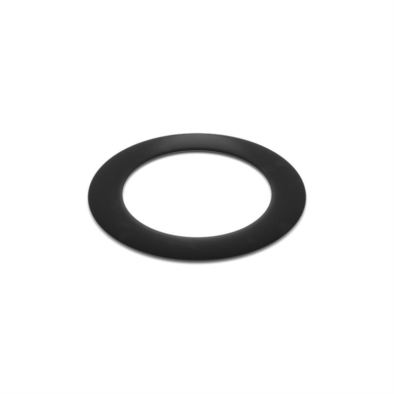 EPDM Gummi-Stahl Flachdichtung 168x115x5mm DN100