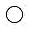 EPDM Gummi-Stahl Flachdichtung 917x813x8mm DN800