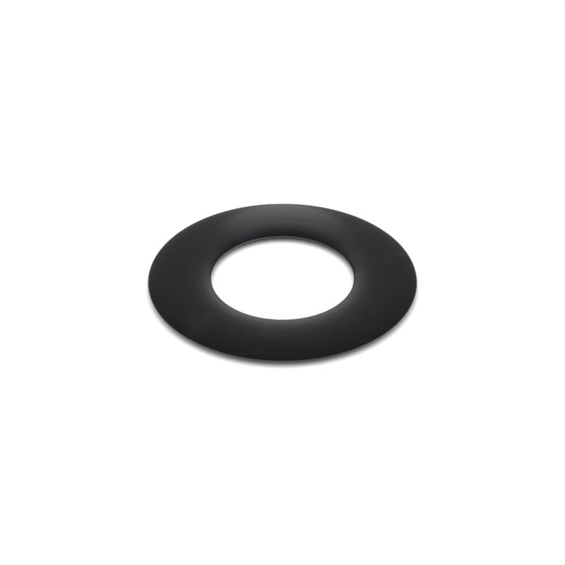 EPDM Gummi-Stahl Flachdichtung 92x49x4mm DN40