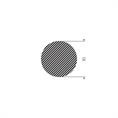 EPDM Moosgummi Rundschnur D=70mm (L= 10m)