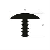 EPDM Vollgummi T-Profil BxH=15x12mm (L=50m)
