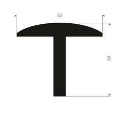 EPDM Vollgummi T-Profil BxH=35x30mm (L=50m)