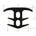 EPDM Vollgummi T-Profil BxH=55x40mm (L=15m)