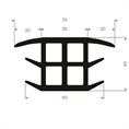 EPDM Vollgummi T-Profil BxH=60x40mm (L=25m)