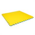 EVA-Schaum-Fliese Tränenblech blau/gelb 1000x1000x25mm