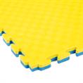 EVA-Schaum-Fliese Tränenblech blau/gelb 1000x1000x25mm
