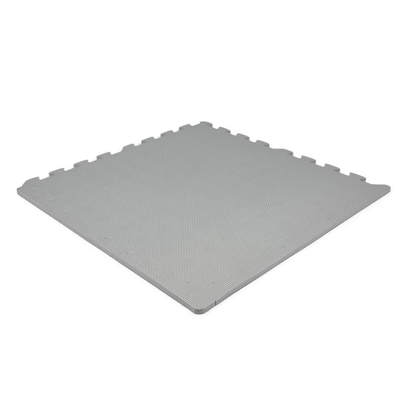 EVA-Schaum Hellgrau 620x620x12mm 4 Fliesen + Randstück