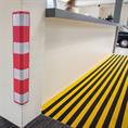 EVA Schaum M-safe eckig Winkelprofil rot LxBxH=805x101x101m