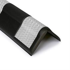 EVA Schaum M-safe rund Winkelprofil schwarz/weiß LxBxH=805x1