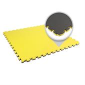 EVA-SCHAUM Puzzlematten dunkelgrau/gelb 1000x1000x25mm