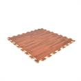 EVA-SCHAUM Puzzlematten dunkles Holz 600x600x12mm (4 Fliesen inkl. Kanten)