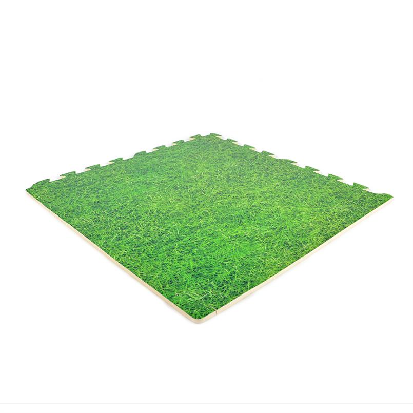 EVA-SCHAUM Puzzlematten Gras 600x600x12mm (4 Fliesen inkl. Kanten)