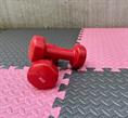 EVA-SCHAUM Puzzlematten rosa 600x600x12mm (4 Fliesen inkl. Kanten)