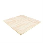 EVA-SCHAUM Puzzlematten weißes Holz 600x600x12mm (Set 4 St.)
